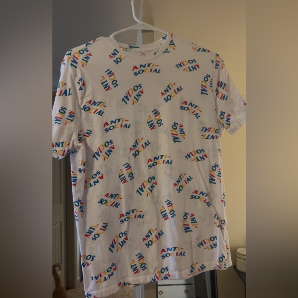 Anti social t-shirt. Size small